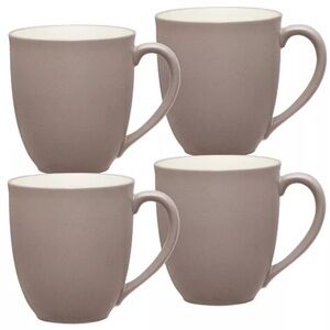 NEW 4 Noritake COLORWAVE Clay #5101 Round Coffee Mugs
